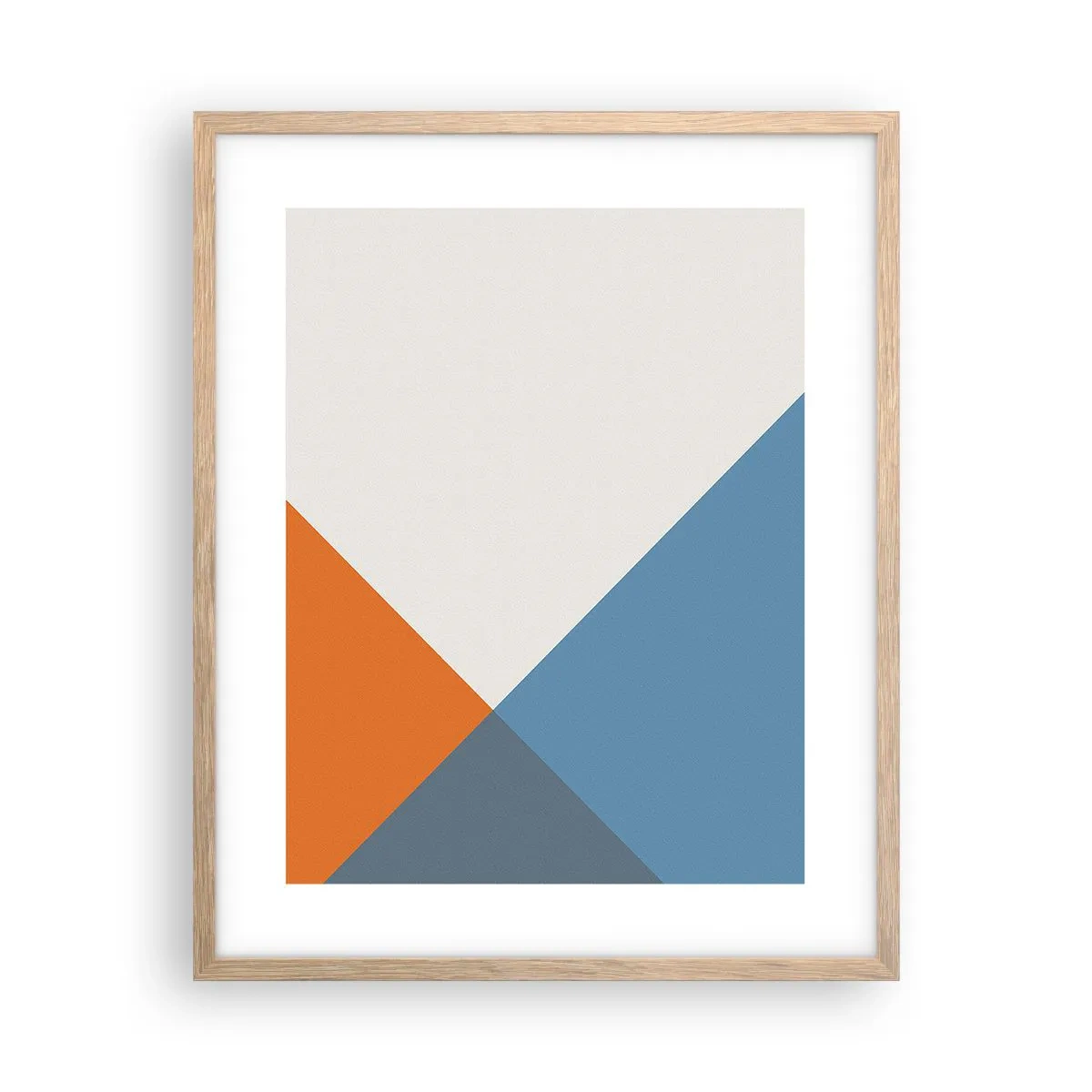Poster in cornice rovere chiaro - Ad angolo... - 40x50 cm