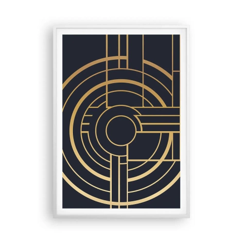 Poster in cornice bianca - Il giro delle cose - 70x100 cm