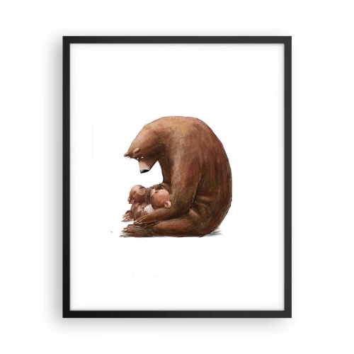 Poster in cornice nera - Sogni d'oro, bambini - 40x50 cm