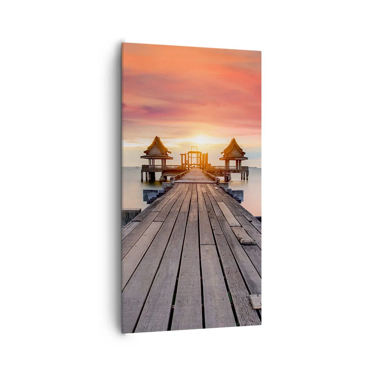 Quadro su tela - Stampe su Tela - Tramonto d'oriente - 65x120 cm