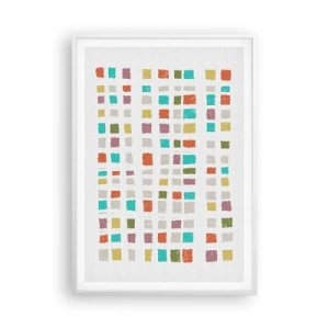 Poster in cornice bianca - Un gioco sconosciuto - 70x100 cm