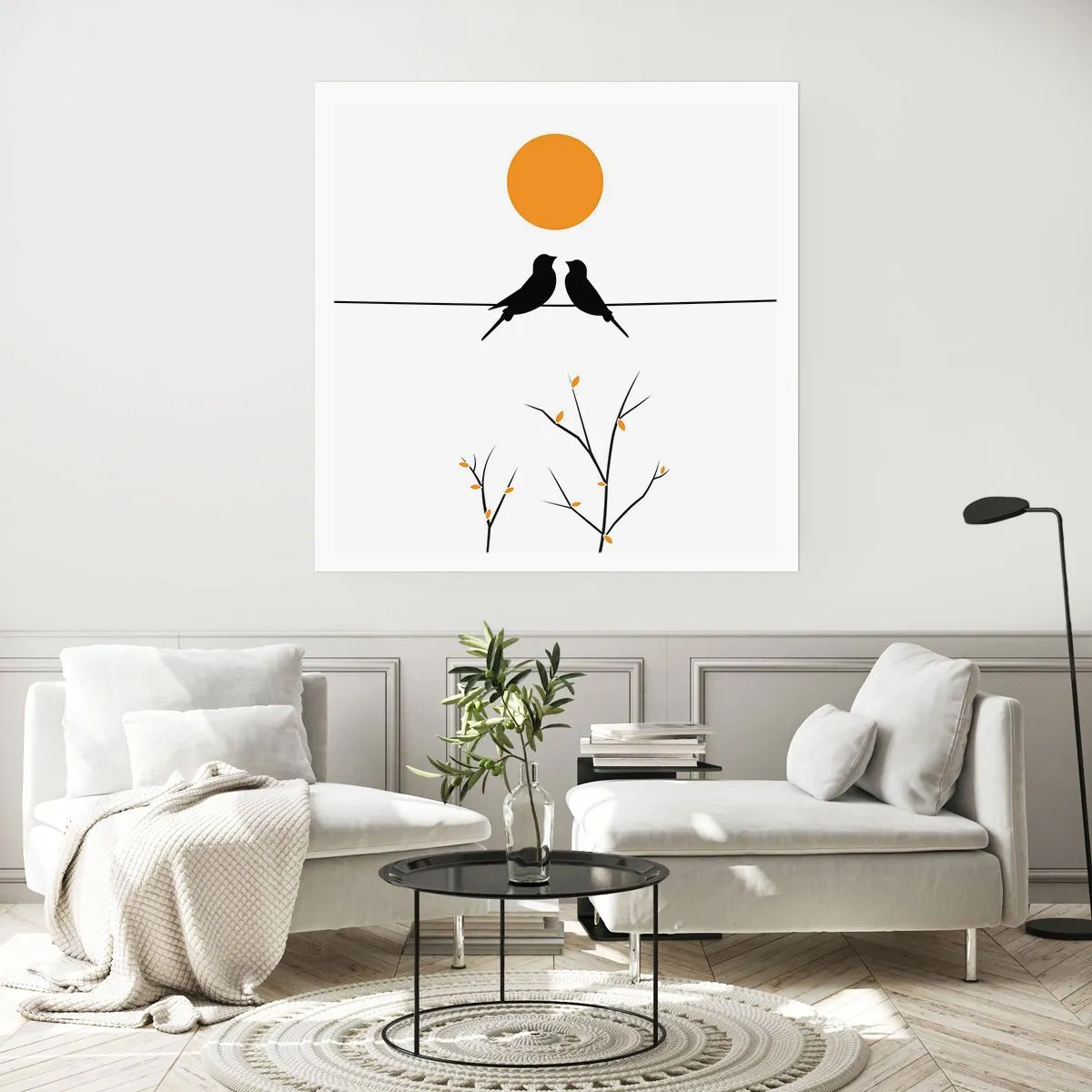 Poster - Sera da usignoli - 50x50 cm