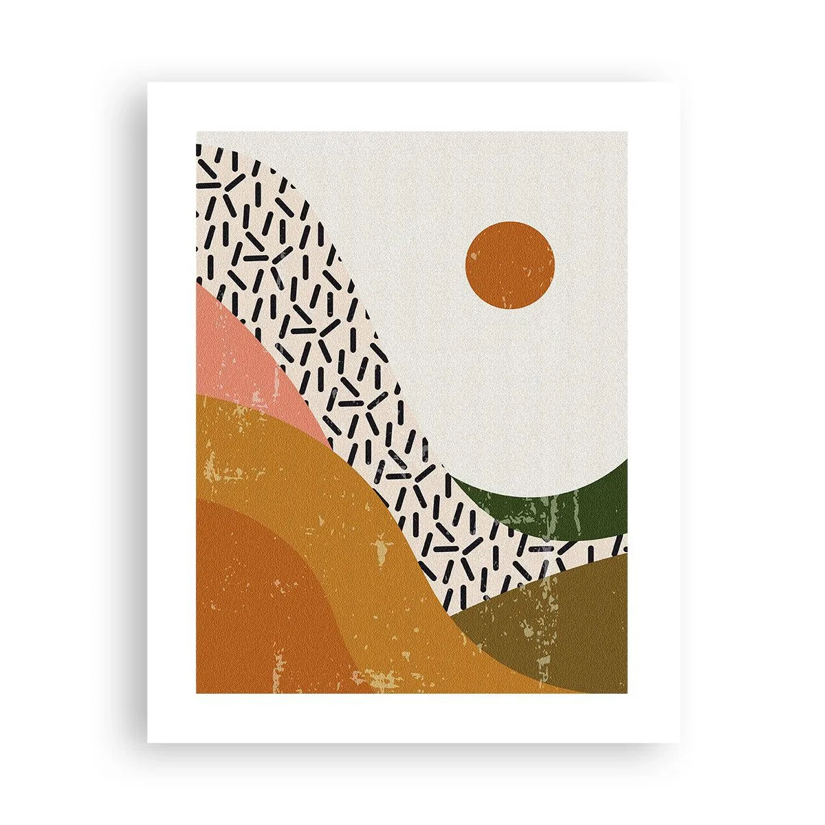 Poster - Astrazione solare - 40x50 cm