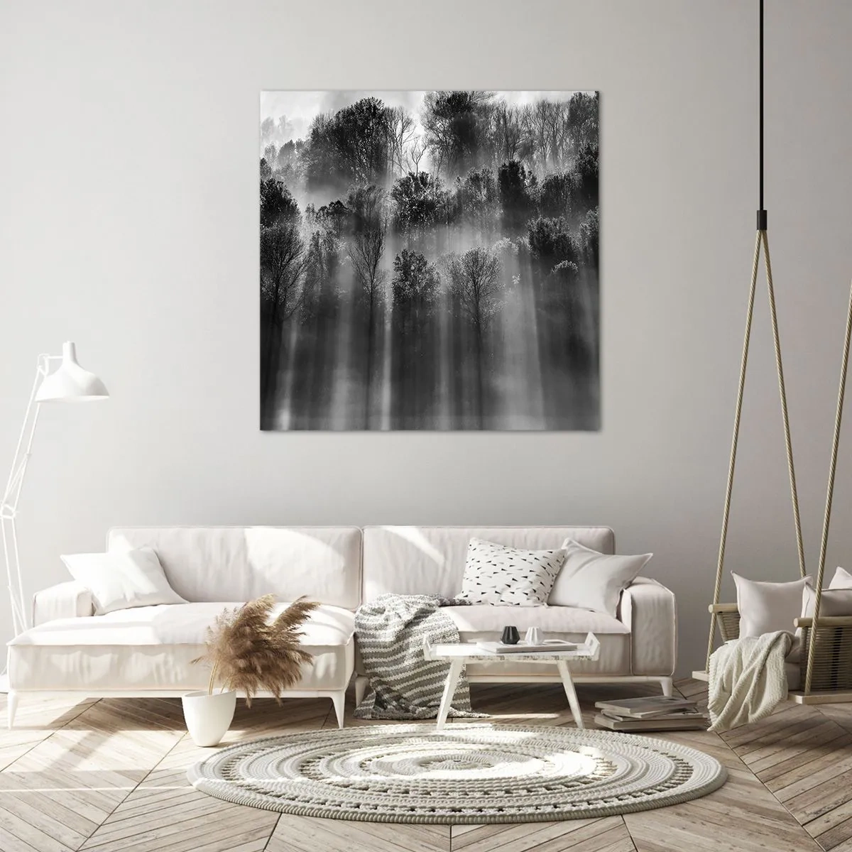 Quadro su tela - Stampe su Tela - Nei getti di luce - 30x30 cm