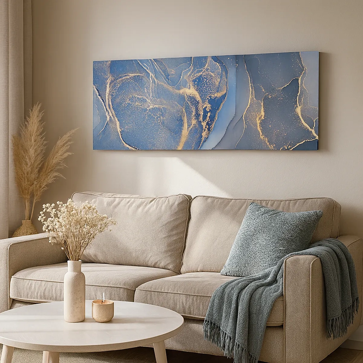 Quadro su tela - Stampe su Tela - Polvere d'oro - 30x30 cm