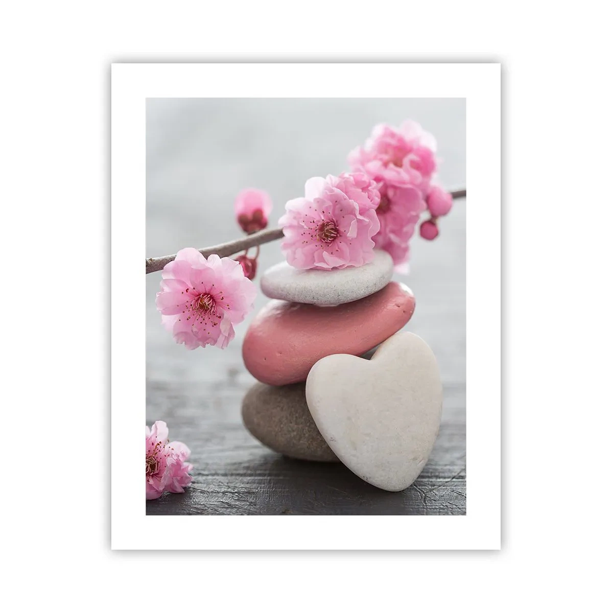 Poster - Serenità con fiori di ciliegio - 40x50 cm