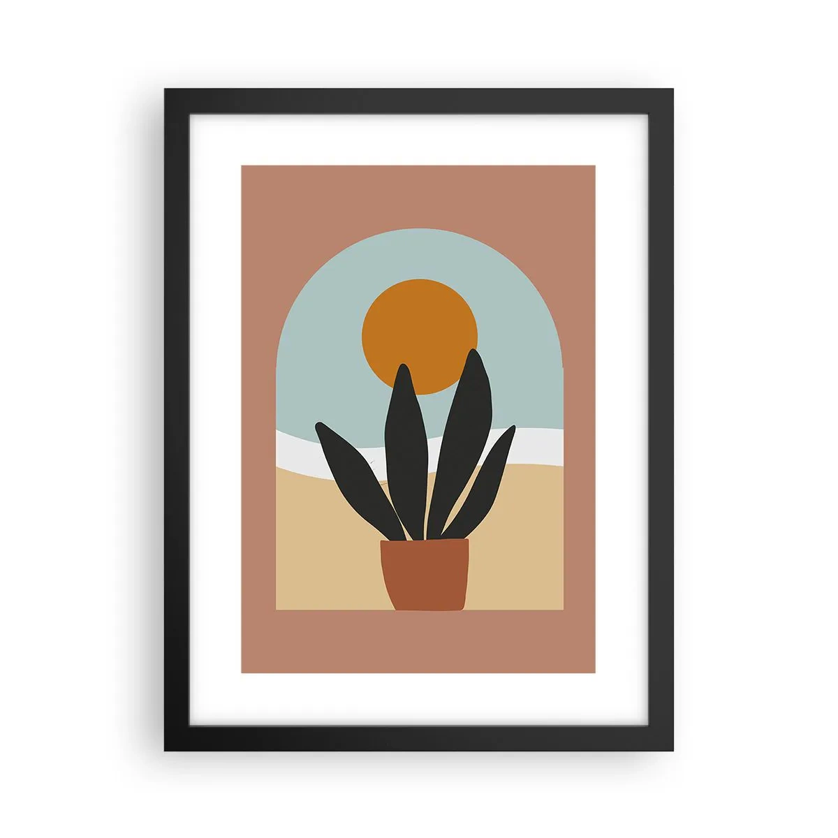 Poster in cornice nera - Piccole gioie - 30x40 cm