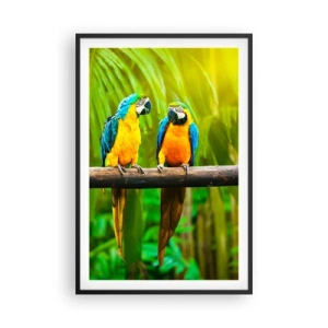 Poster in cornice nera - Hai sentito che ha fatto? - 61x91 cm