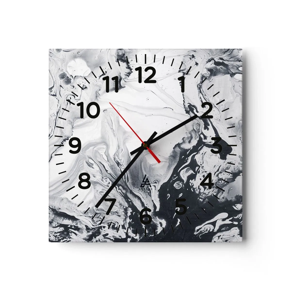 Orologio da parete - Orologio in Vetro - Il centro della terra - 40x40 cm