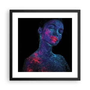 Poster in cornice nera - Nella polvere di stelle - 40x40 cm