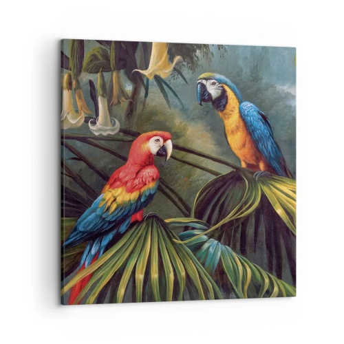 Quadro su tela - Stampe su Tela - Romanticità ai tropici - 50x50 cm