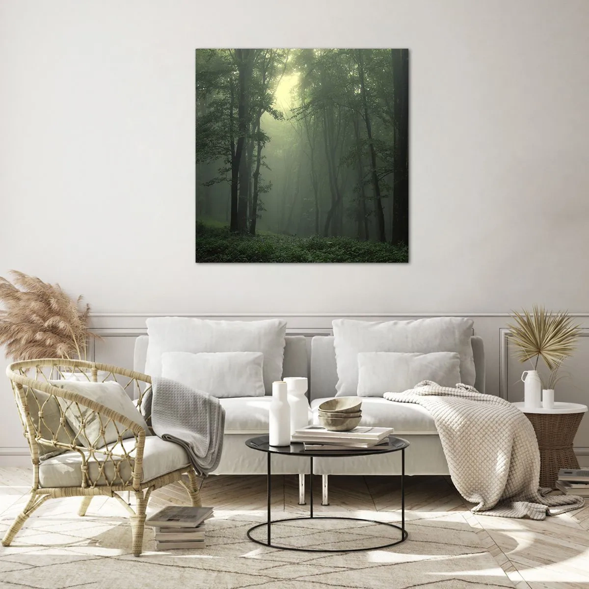 Quadro su vetro - Prima che si svegli - 60x60 cm