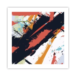 Poster - Composizione dinamica - 50x50 cm