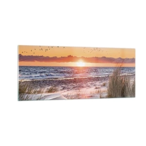 Quadro su vetro - Paesaggio orizzontale - 100x40 cm