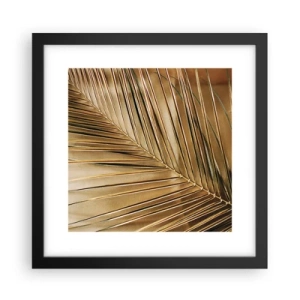 Poster in cornice nera - Colonnato naturale - 30x30 cm