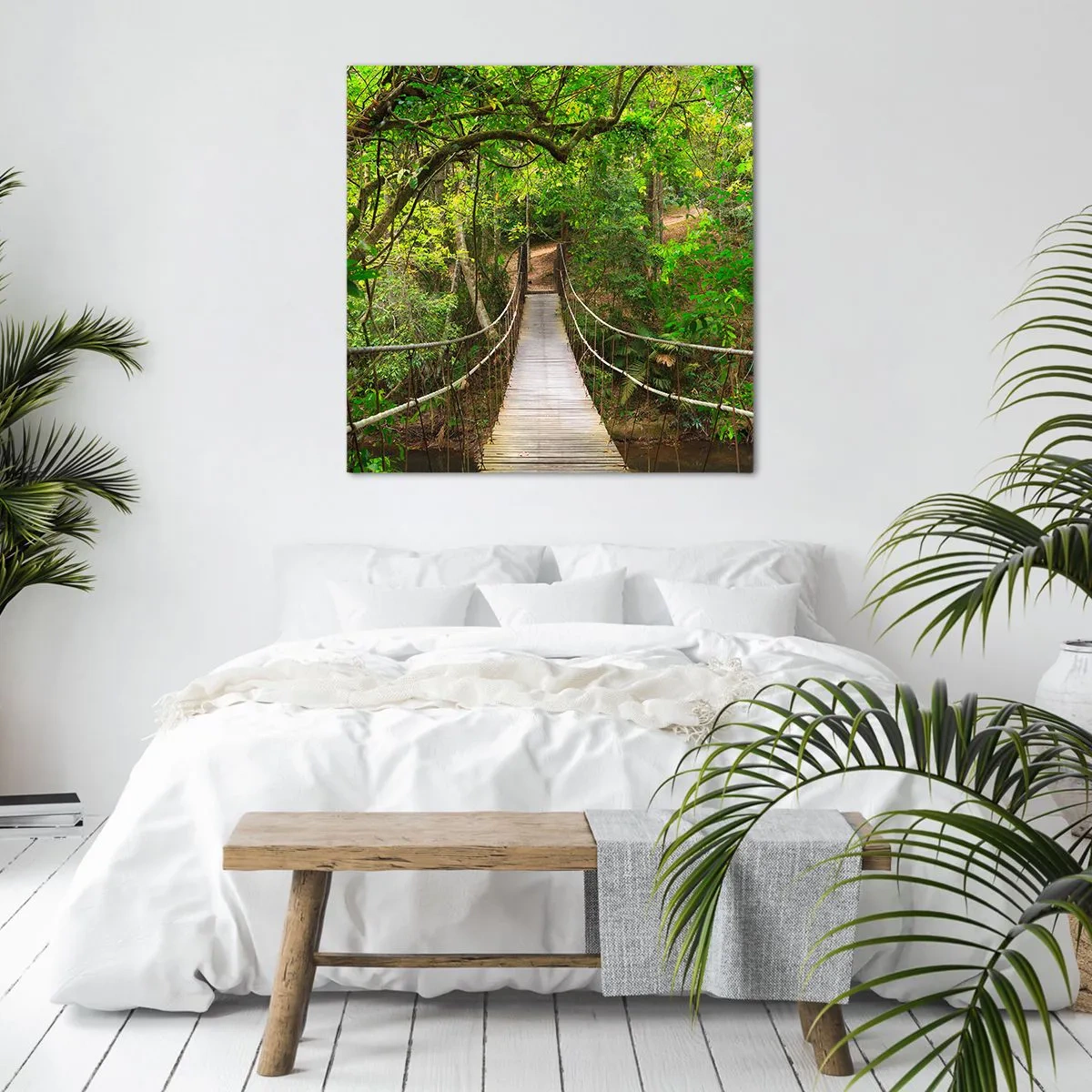Quadro su tela - Stampe su Tela - Perché nel giardino crescono i rampicanti - 40x40 cm