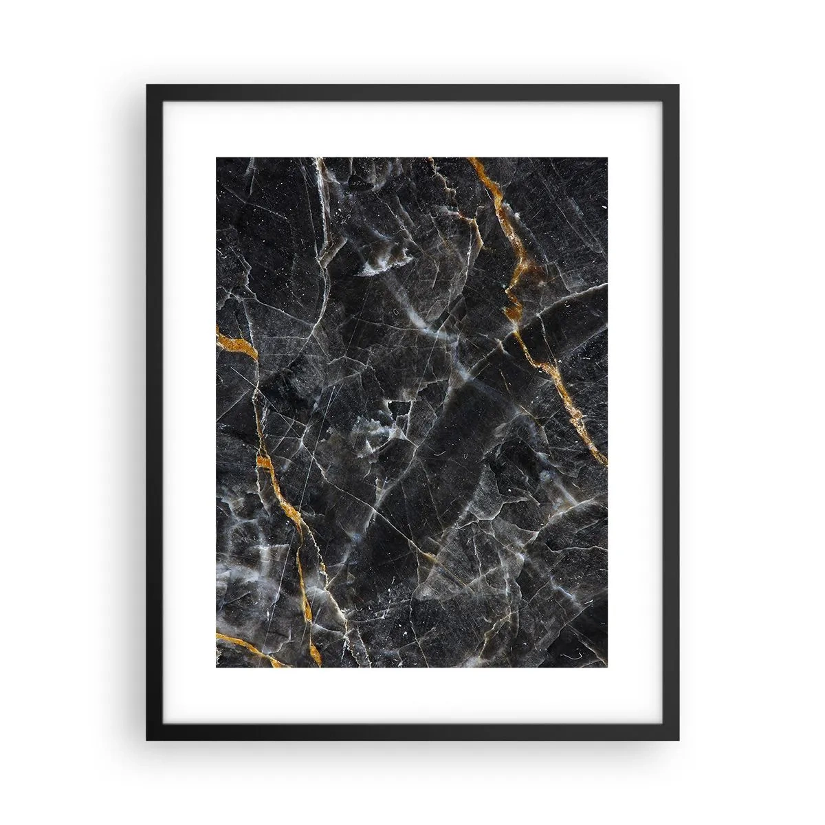 Poster in cornice nera - La vita interiore delle pietre - 40x50 cm