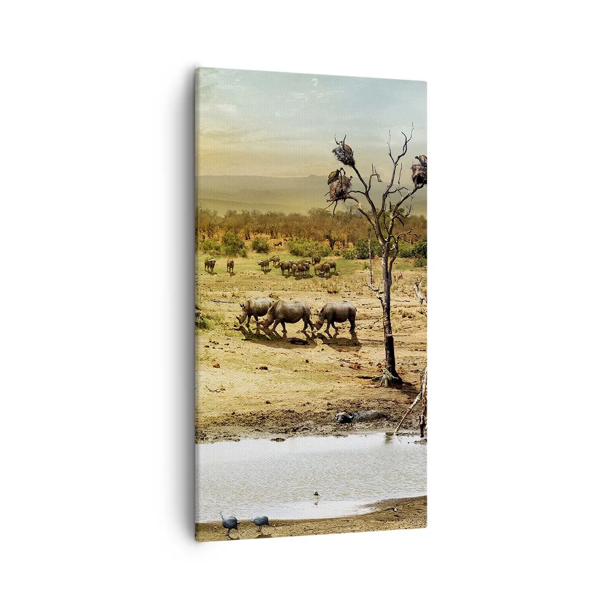 Quadro su tela - Stampe su Tela - "Un fiume usciva da Eden…" - 55x100 cm