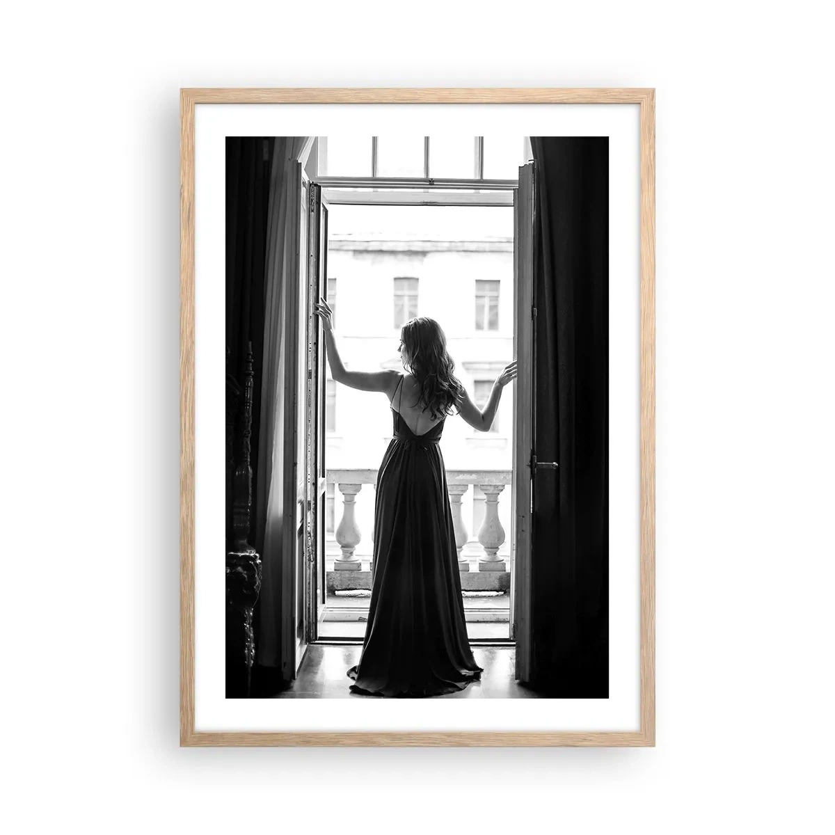 Poster in cornice rovere chiaro - In grande stile - 50x70 cm