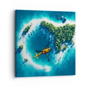 Quadro su tela - Stampe su Tela - Comprati un'isola - 30x30 cm
