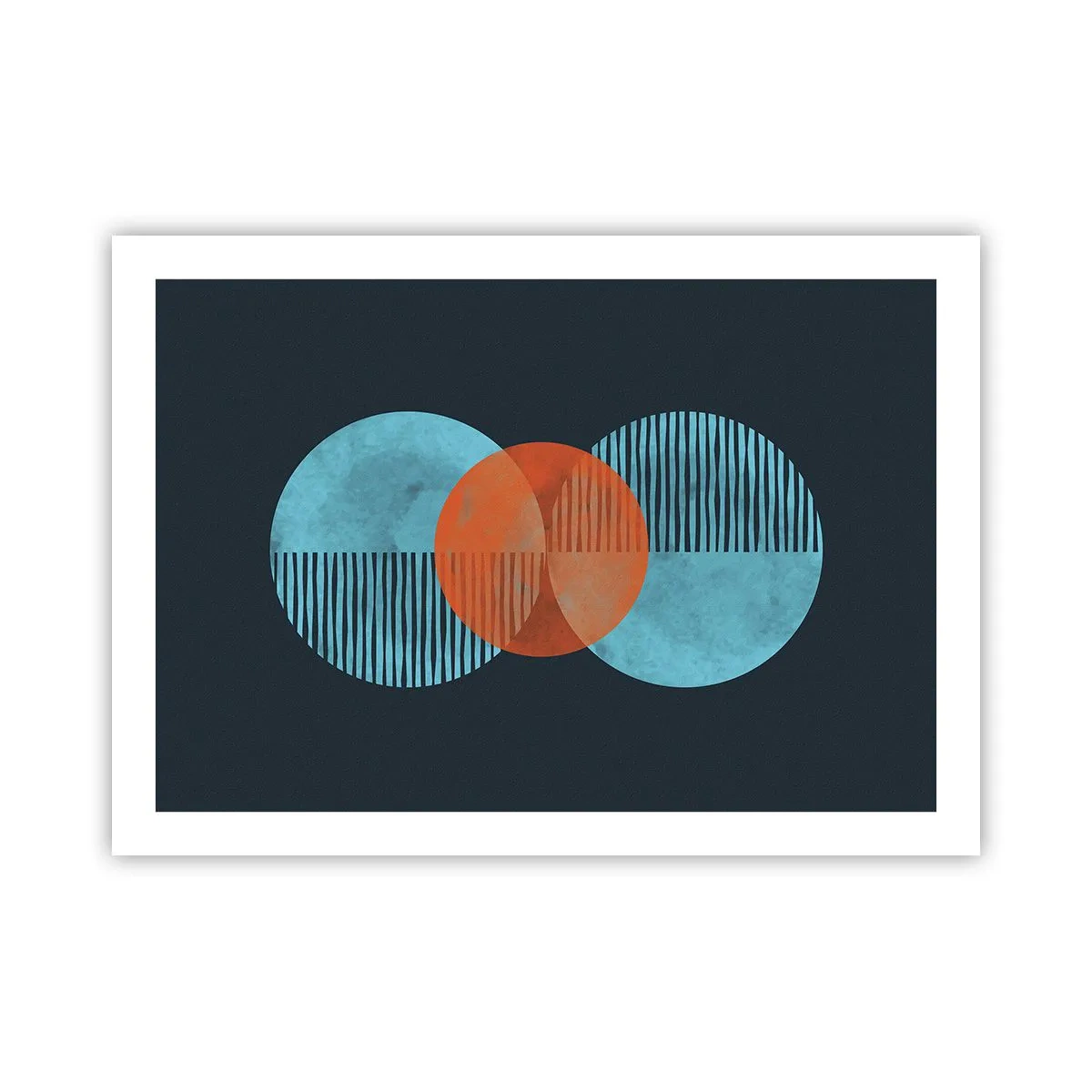 Poster - Composizione simmetrica - 70x50 cm