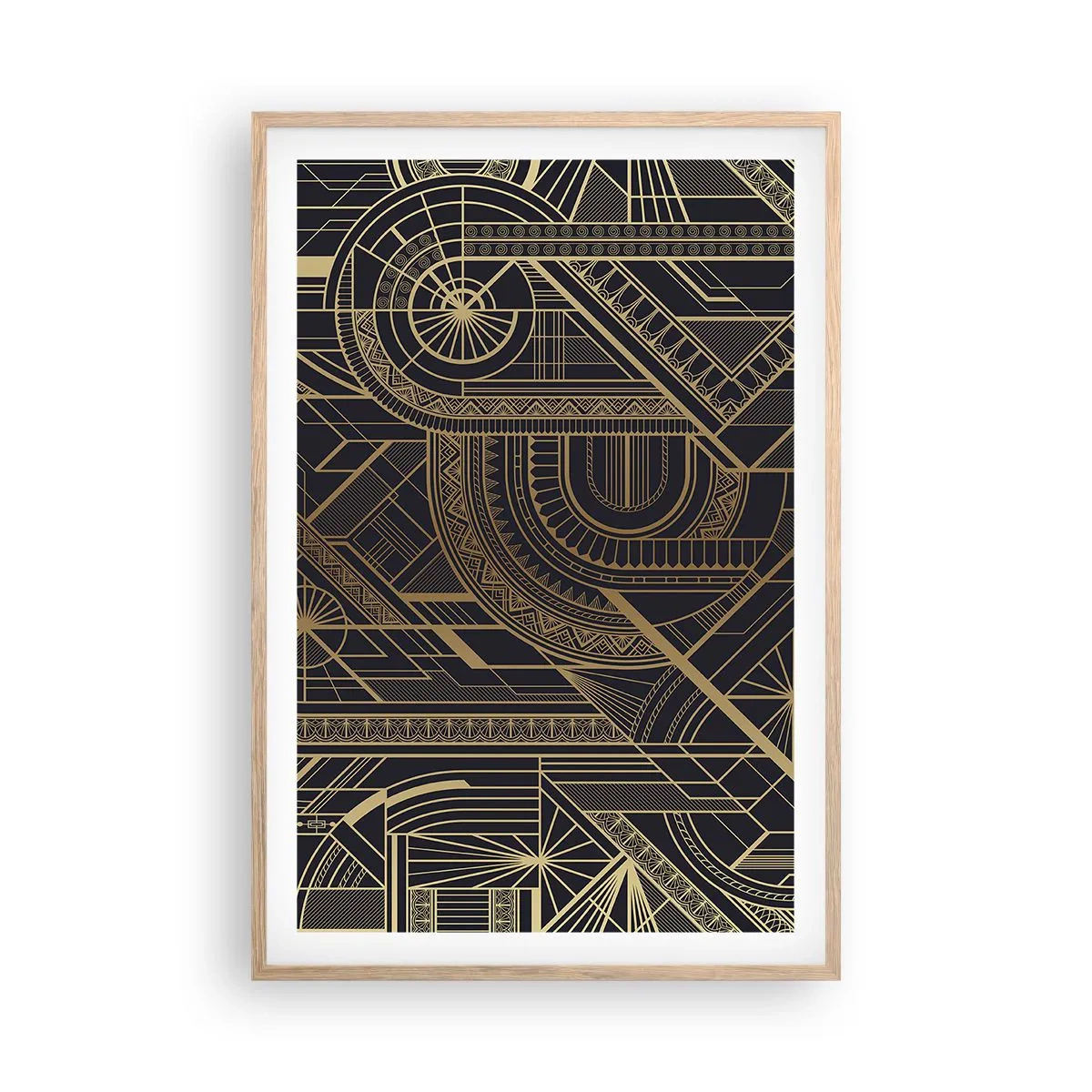 Poster in cornice rovere chiaro - Concetti, idee, progetti - 61x91 cm