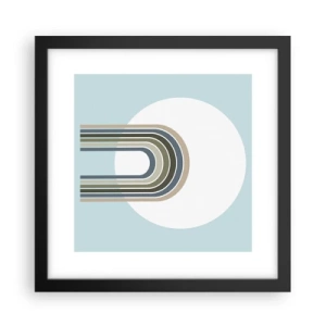 Poster in cornice nera - Attrazione irresistibile - 30x30 cm