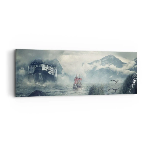 Quadro su tela - Stampe su Tela - Sulle acque magiche - 90x30 cm