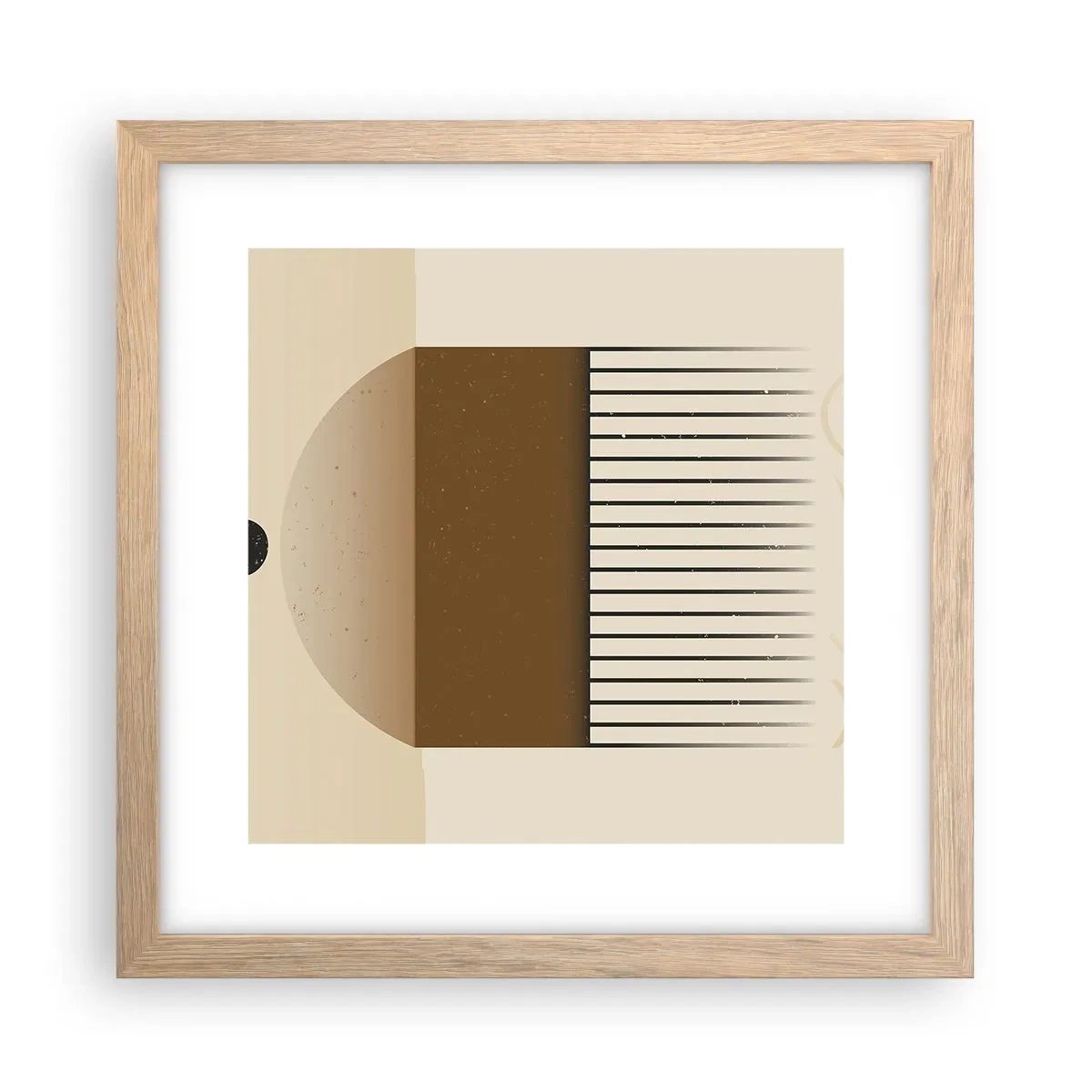 Poster in cornice rovere chiaro - Diversi stati - 30x30 cm