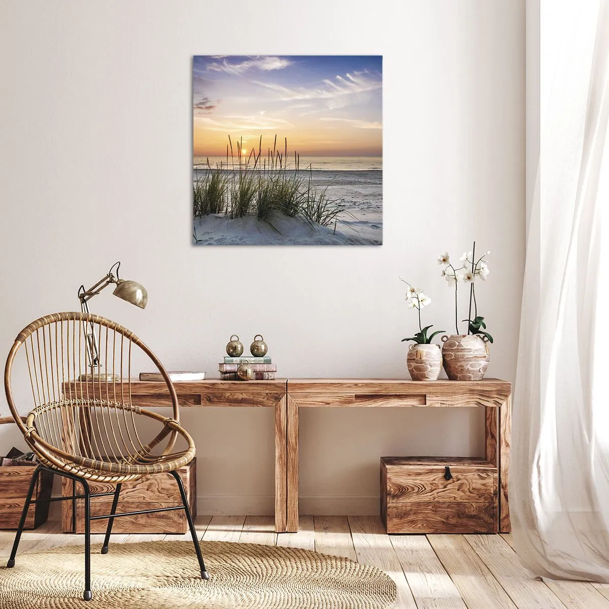 Quadro su tela - Stampe su Tela - Guarda, pensa, senti - 60x60 cm