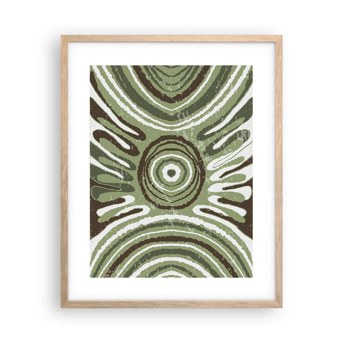 Poster in cornice rovere chiaro - Esplosione di emozioni - 40x50 cm