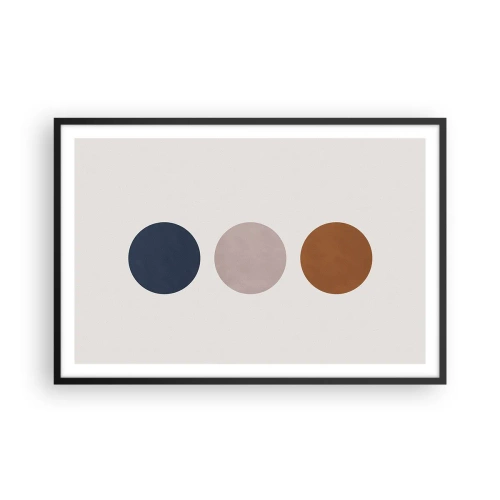 Poster in cornice nera - Simbolo di perfezione - 91x61 cm