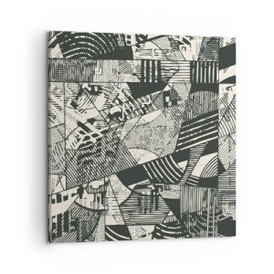 Quadro su tela - Stampe su Tela - Dinamica della contemporaneità - 50x50 cm