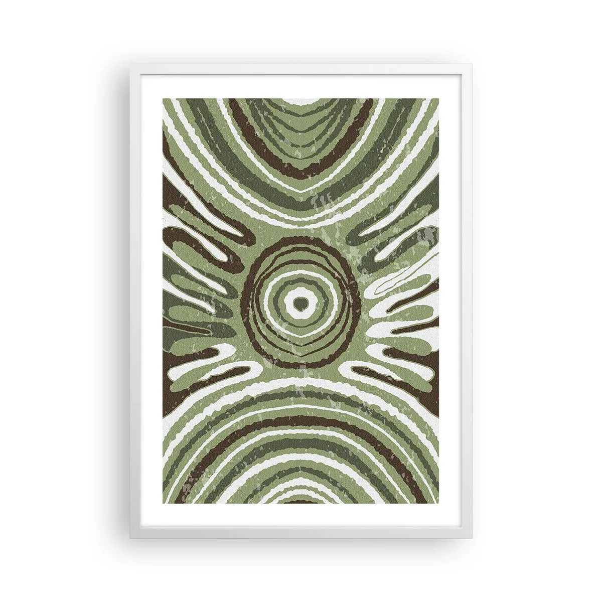 Poster in cornice bianca - Esplosione di emozioni - 50x70 cm