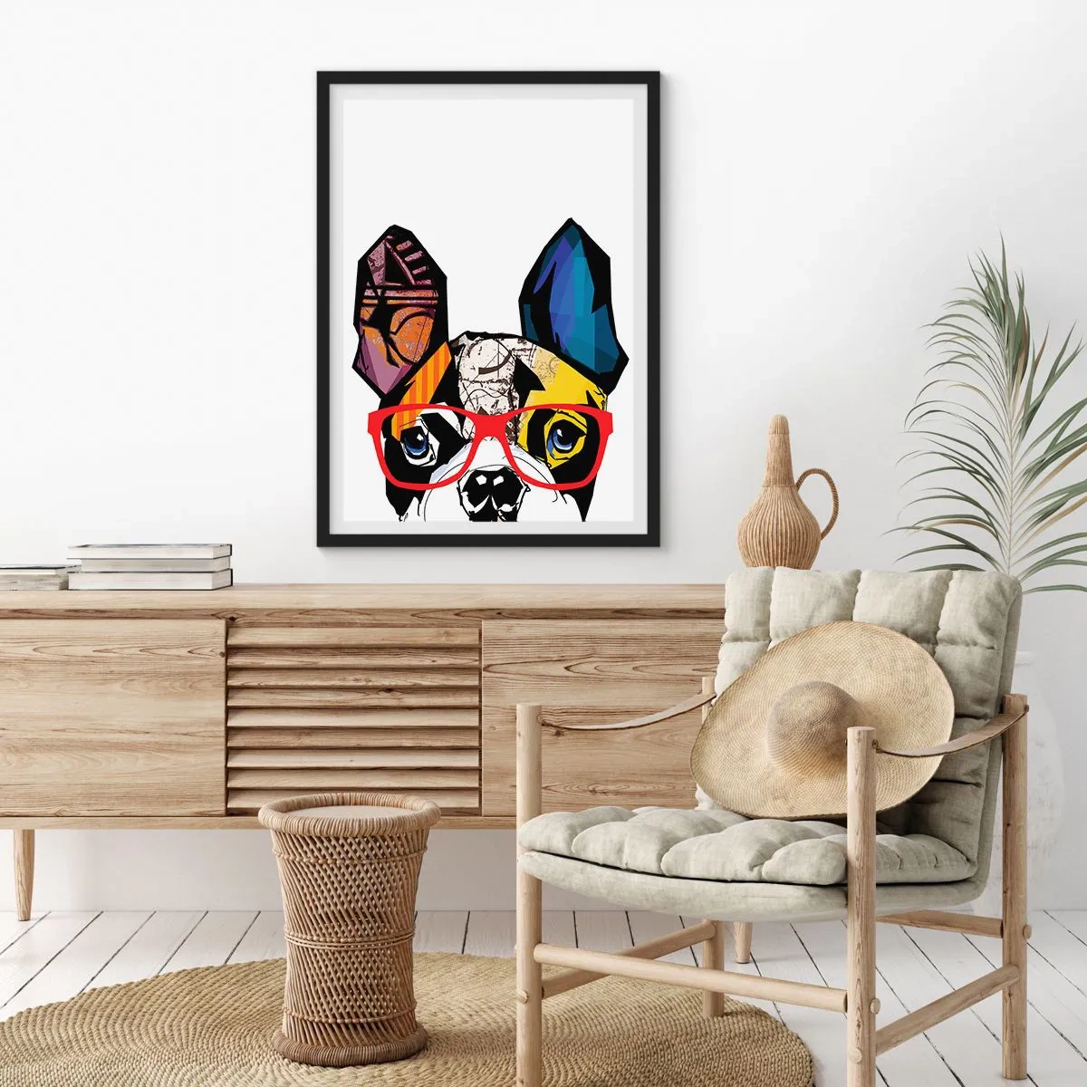 Poster in cornice nera - Intellettuale - 40x50 cm