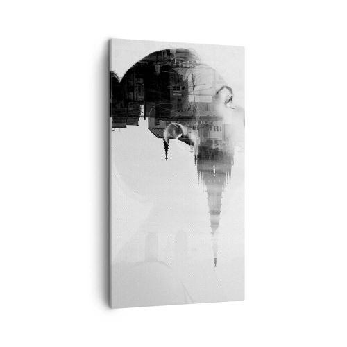 Quadro su tela - Stampe su Tela - Sui due lati del vetro - 45x80 cm