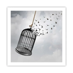 Poster - Fede... Speranza... Libertà! - 60x60 cm