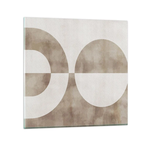 Quadro su vetro - Analogie e differenze - 60x60 cm