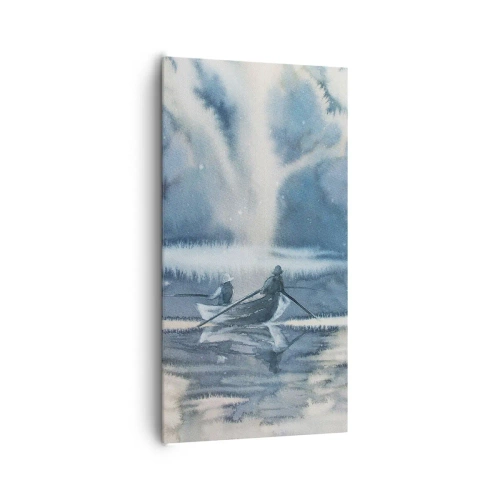 Quadro su tela - Stampe su Tela - I pescatori nel loro paradiso - 65x120 cm