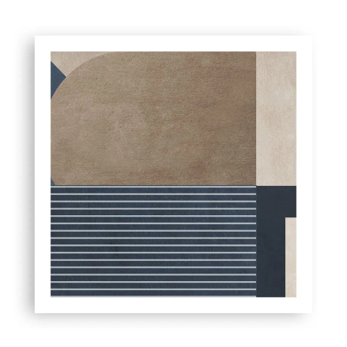 Poster - Composizione di semplicità e rotondità - 60x60 cm