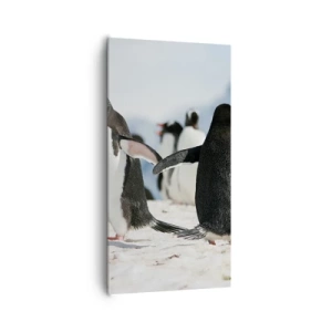 Quadro su tela - Stampe su Tela - Danza sulla neve - 65x120 cm