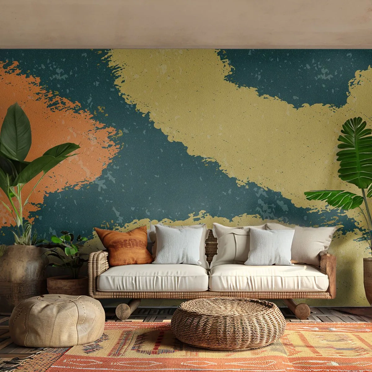 Fotomurali Premium Sand - Astrazione: movimento lento - Astrazione, Pezzo, Invecchiato - 250x175 cm