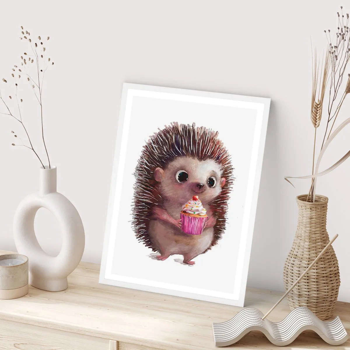 Poster in cornice bianca - Festa ogni giorno - 40x50 cm