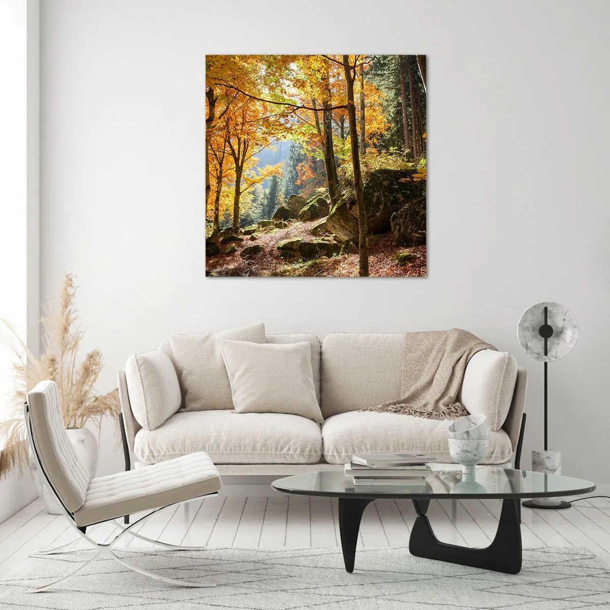 Quadro su vetro - Il tempo del riposo - 30x30 cm