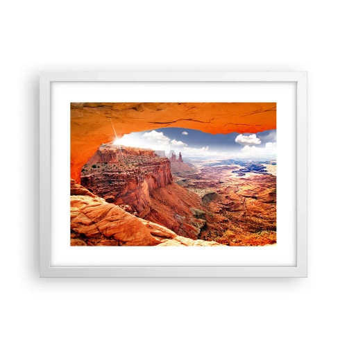 Poster in cornice bianca - Scolpiti dalla natura - 40x30 cm