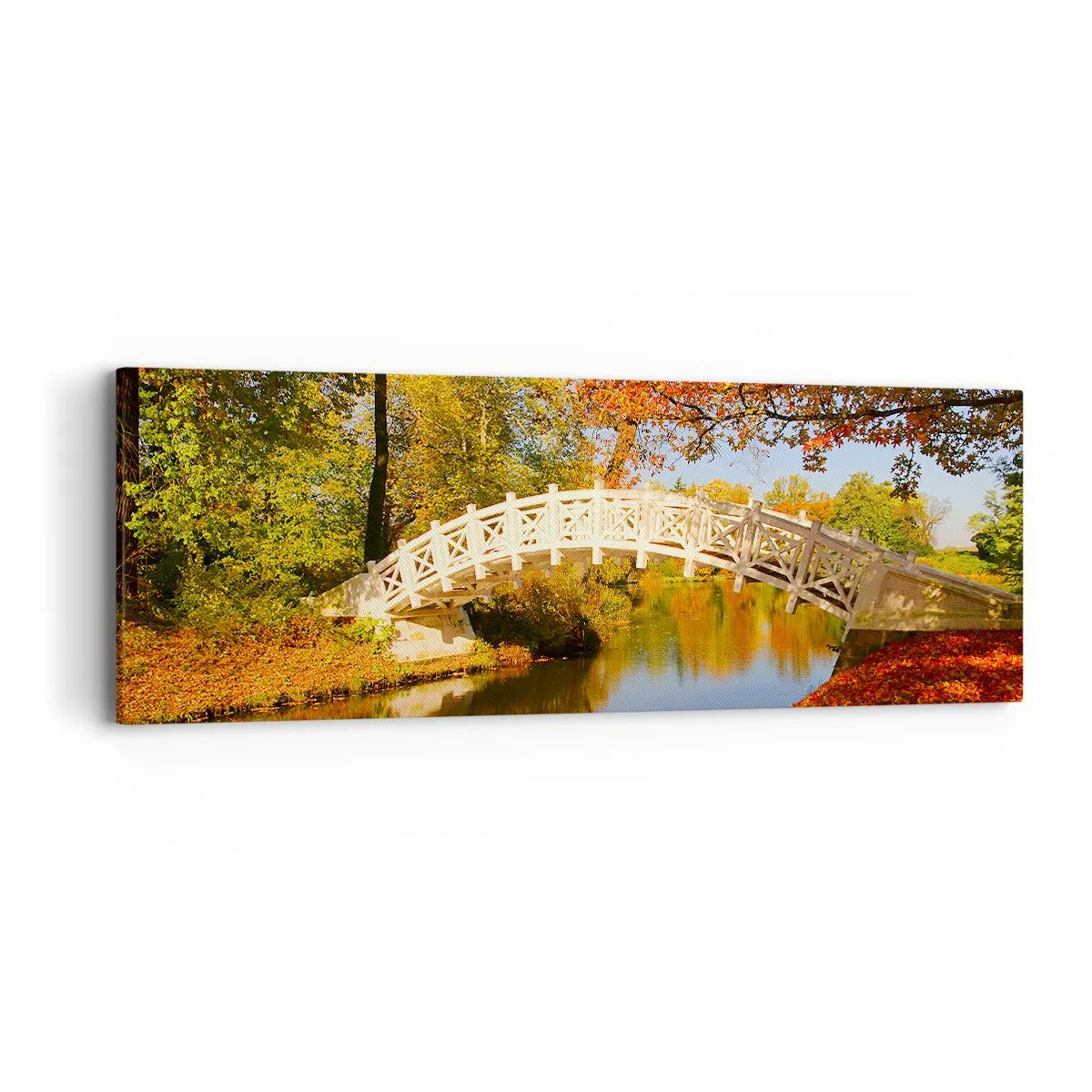 Quadro su tela - Stampe su Tela - Sul bianco ponticello dei sospiri - 90x30 cm