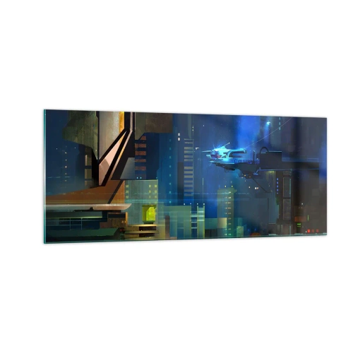 Quadro su vetro - In un futuro non lontano - 100x40 cm