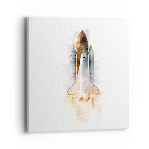 Quadro su tela - Stampe su Tela - La partenza degli esploratori - 30x30 cm