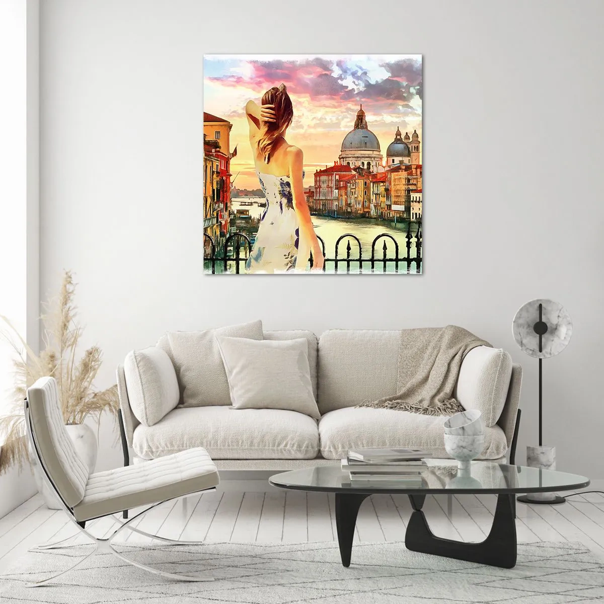 Quadro su vetro - Se un'avventura allora solo a... - 60x60 cm