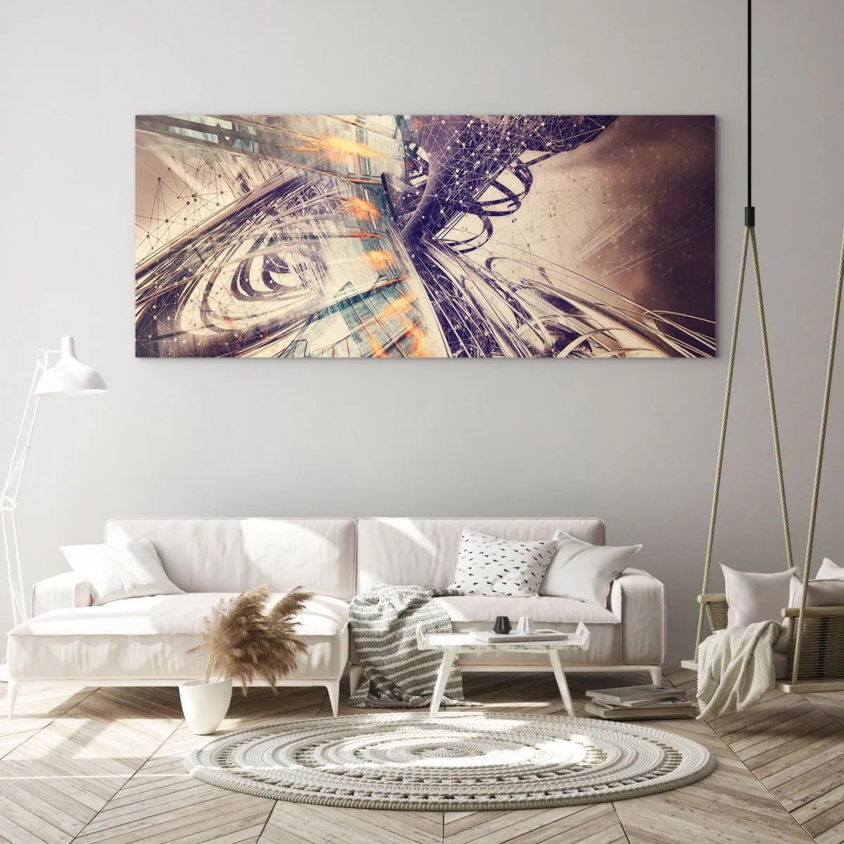 Quadro su vetro - A gran velocità - 100x40 cm